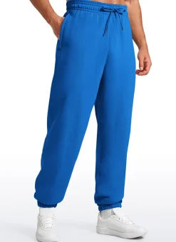 Cotton Fleece Sweatpants with Pockets 32''