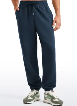 Cotton Fleece Sweatpants with Pockets 32''