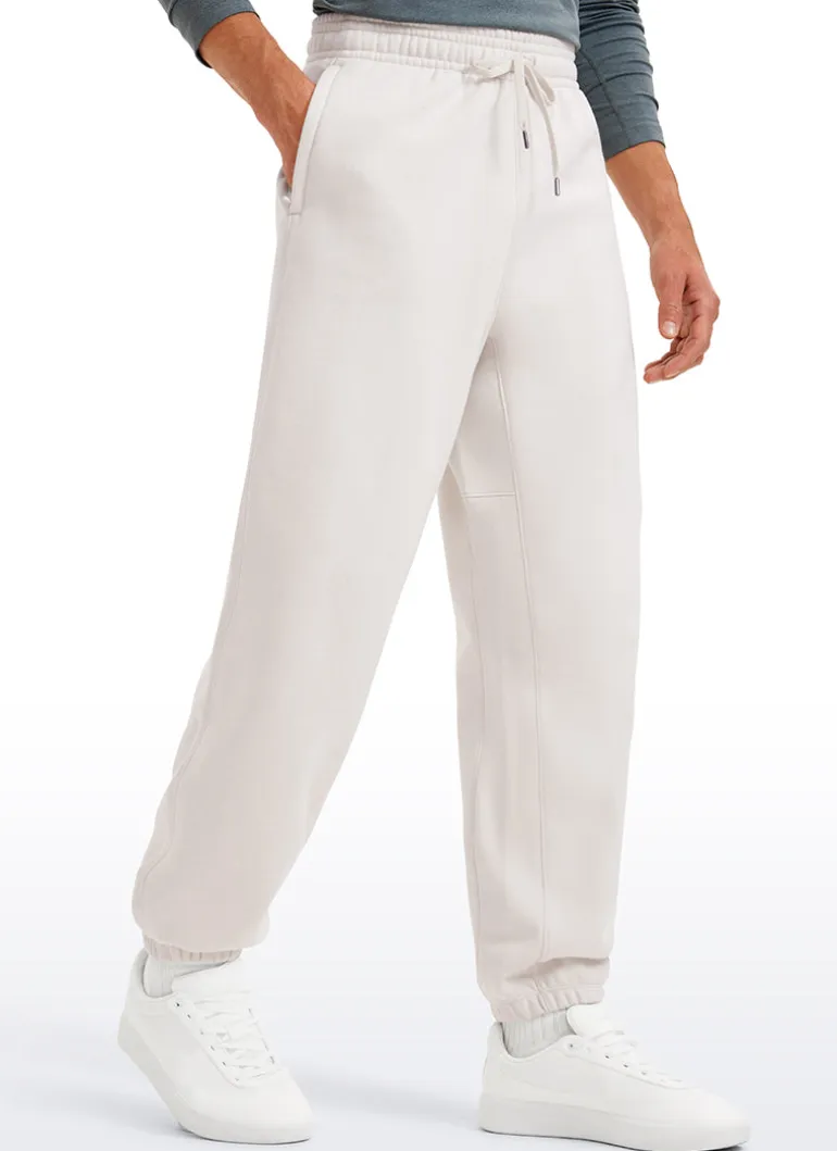 Cotton Fleece Sweatpants with Pockets 32''