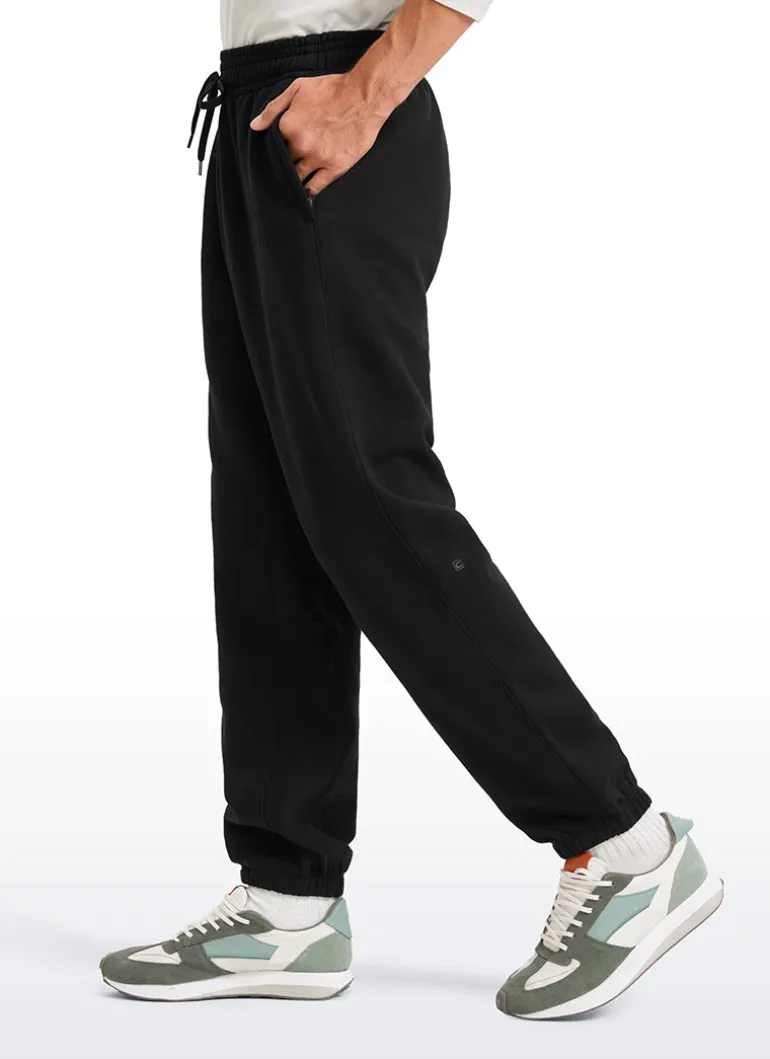 Cotton Fleece Sweatpants with Pockets 32''