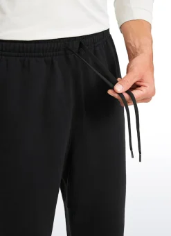 Cotton Fleece Sweatpants with Pockets 32''