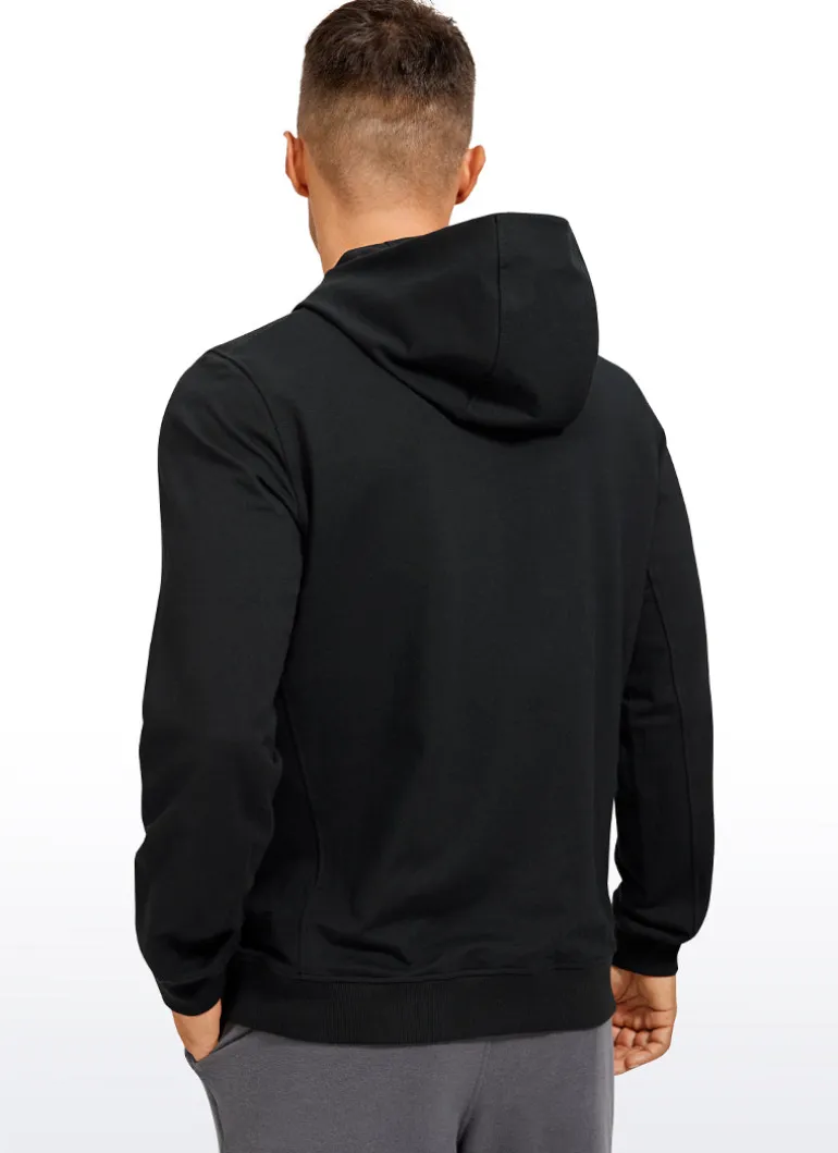 Cotton Terry Zip-up Jackets with Pockets
