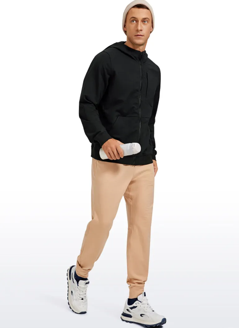 Cotton Terry Zip-up Jackets with Pockets