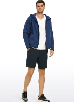 Feathery-Fit Athletic Shorts 9''- Lined