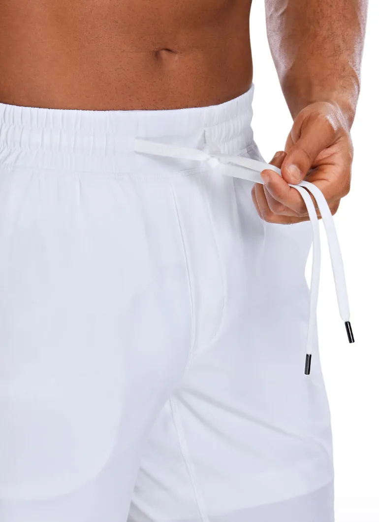 Feathery-Fit Athletic Shorts 9''- Lined