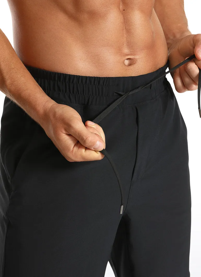 Feathery-Fit Athletic Shorts 9''- Lined