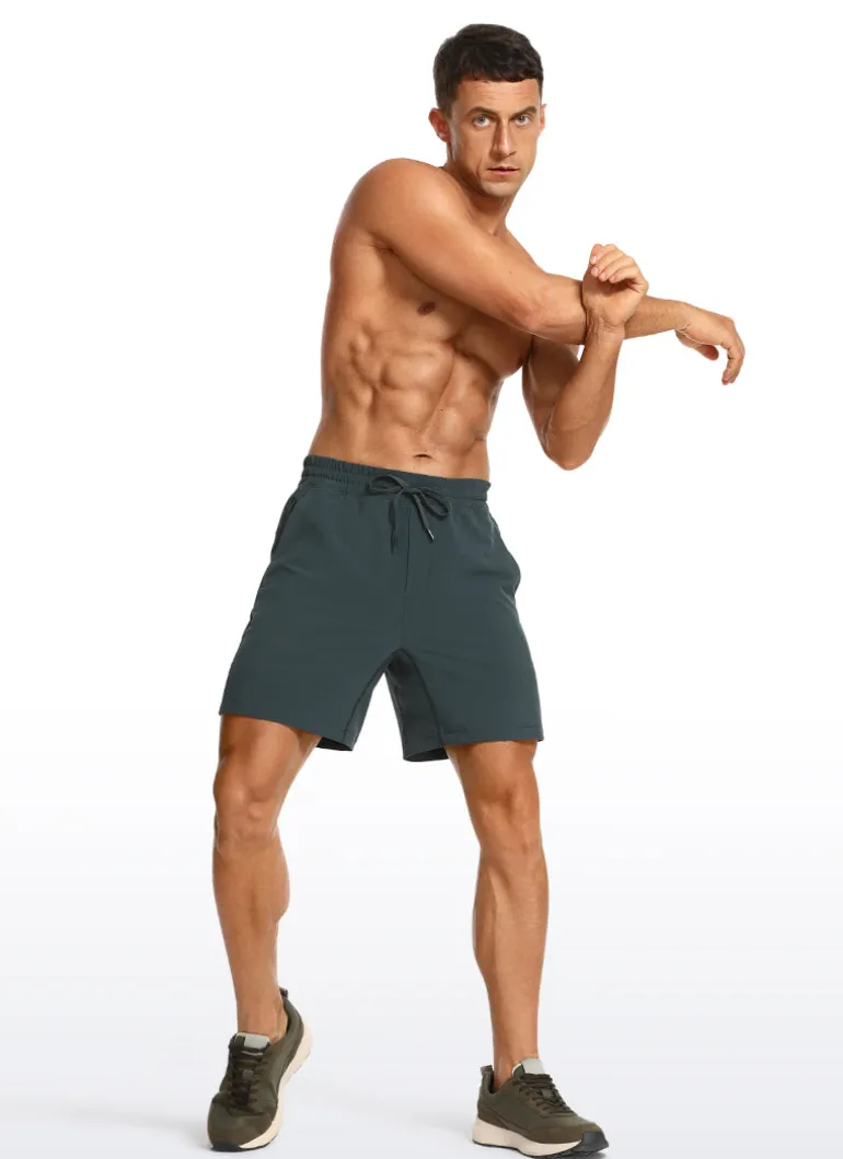 Feathery-Fit Athletic Shorts 7''- Lined