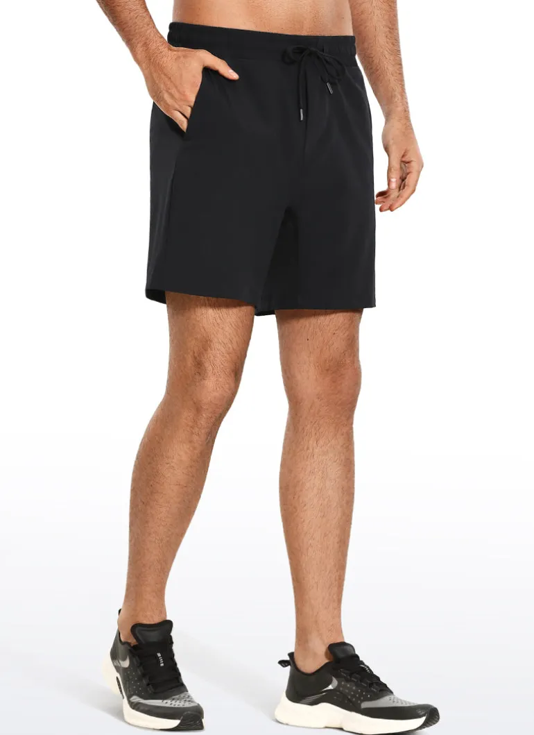 Feathery-Fit Athletic Shorts 7''- Lined