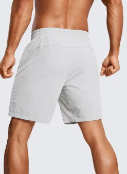 Feathery-Fit Athletic Shorts 7''- Lined