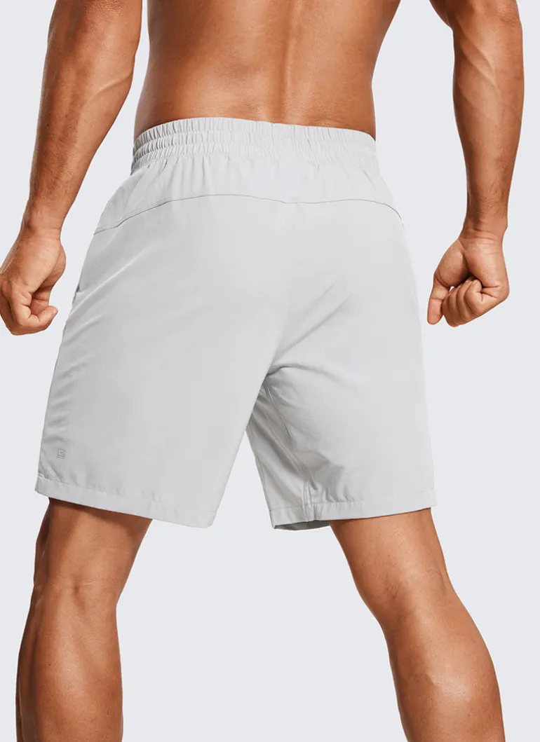 Feathery-Fit Athletic Shorts 7''- Lined