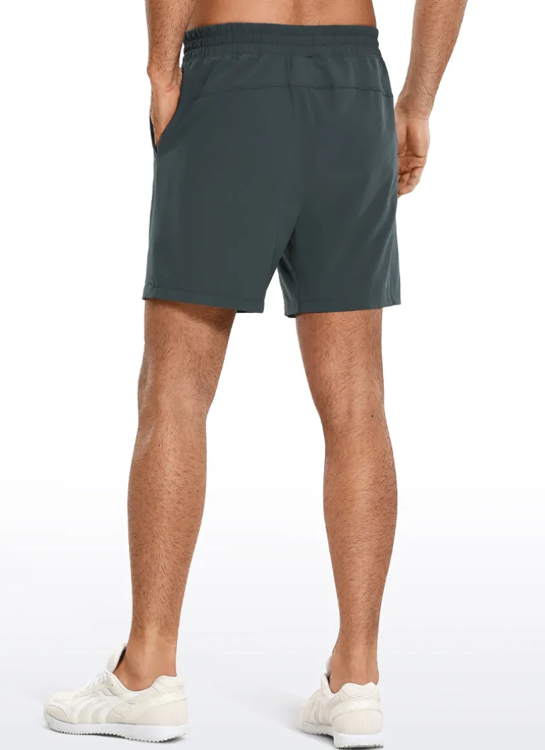 Feathery-Fit Athletic Shorts 7''- Lined