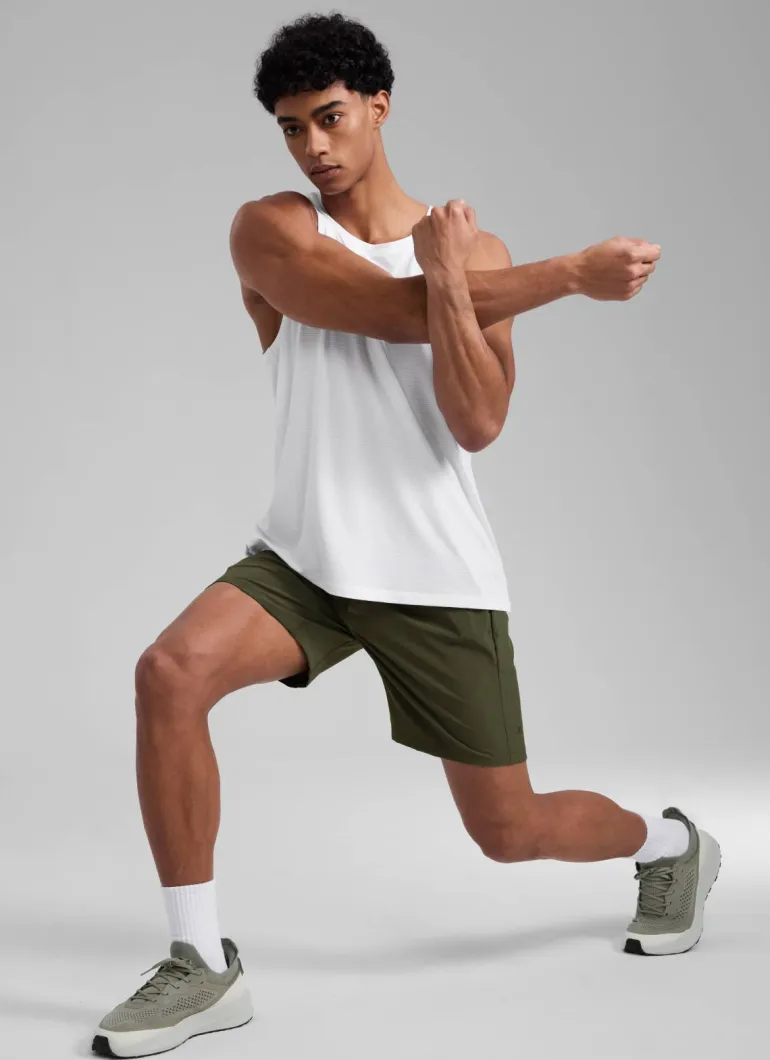 Feathery-Fit Athletic Shorts 7''- Linerless