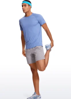 Feathery-Fit Athletic Shorts 7''- Linerless