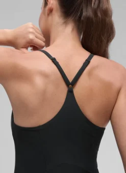 Feathery-Fit Drapey Built in Bra Liner Dress
