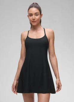 Feathery-Fit Drapey Built in Bra Liner Dress
