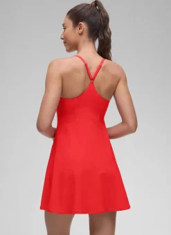 Feathery-Fit Drapey Built in Bra Liner Dress