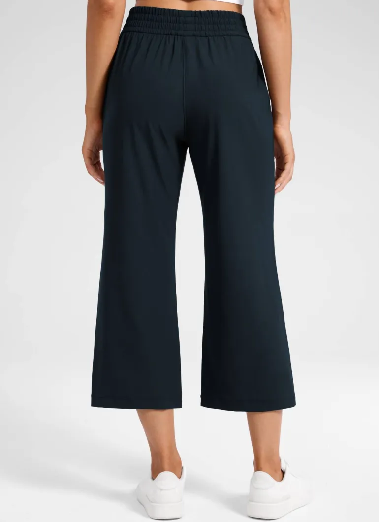Feathery-Fit Drapey High Rise Flare Pant 23"