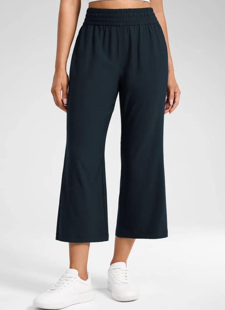 Feathery-Fit Drapey High Rise Flare Pant 23"