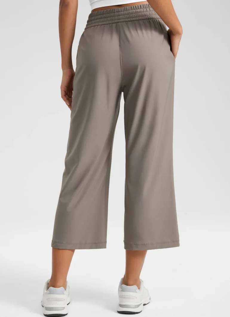 Feathery-Fit Drapey High Rise Flare Pant 23"