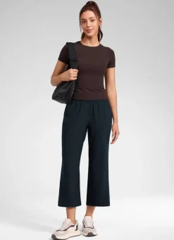Feathery-Fit Drapey High Rise Flare Pant 23