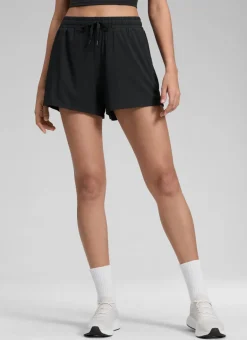 Feathery-Fit Drapey 2 in 1 High Rise Shorts