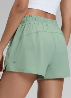 Feathery-Fit Drapey 2 in 1 High Rise Shorts