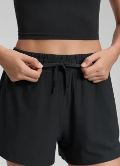 Feathery-Fit Drapey 2 in 1 High Rise Shorts