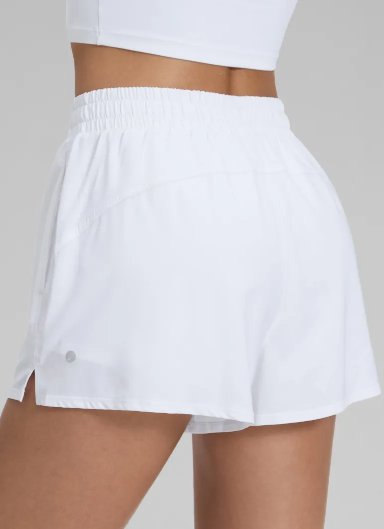 Feathery-Fit Drapey 2 in 1 High Rise Shorts