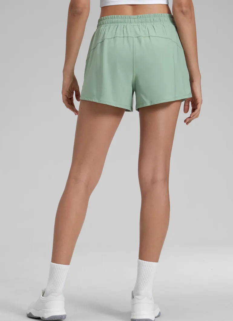Feathery-Fit Drapey 2 in 1 High Rise Shorts