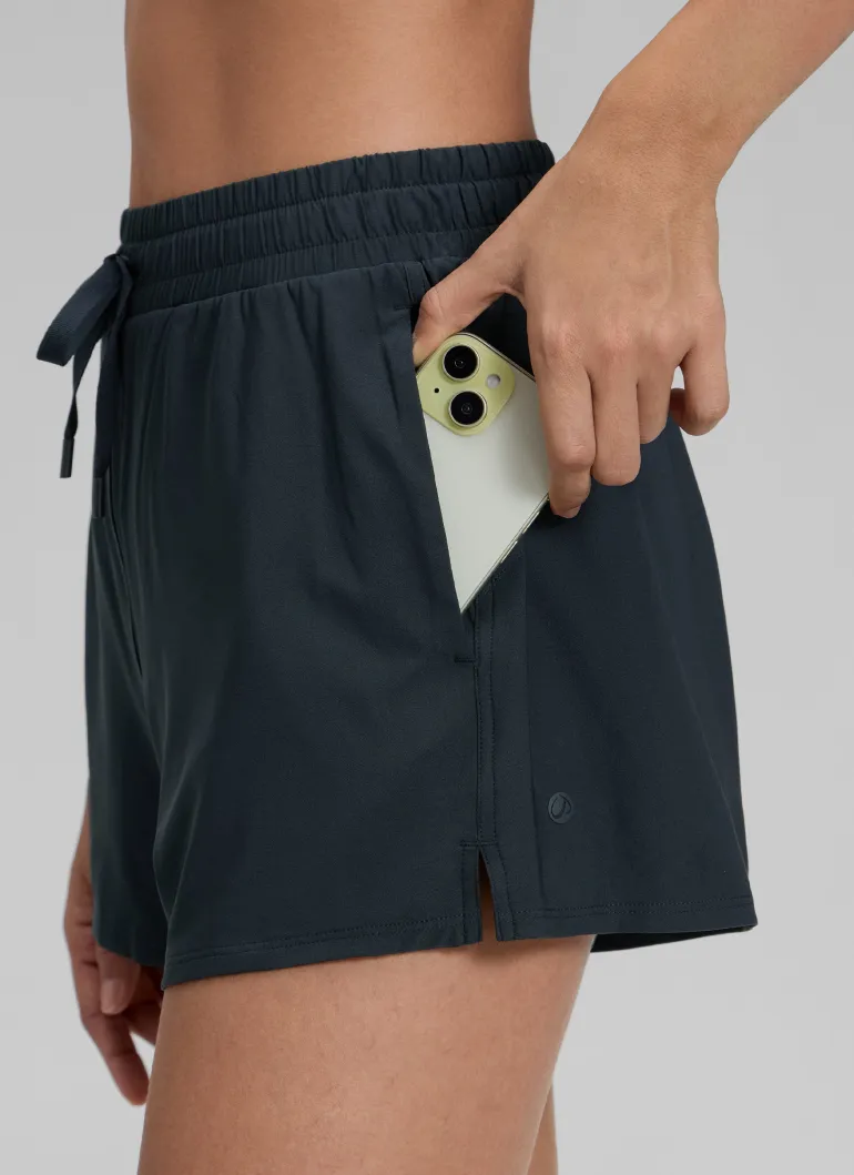Feathery-Fit Drapey 2 in 1 High Rise Shorts