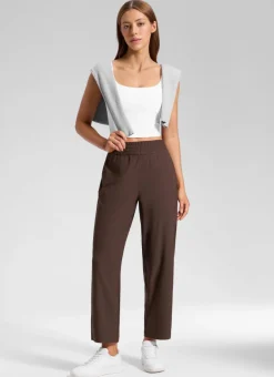 Feathery-Fit Drapey Tapered Ankle Pant 27