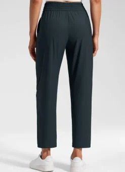 Feathery-Fit Drapey Tapered Ankle Pant 27