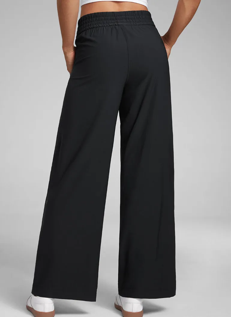 Feathery-Fit Drapey Wide Leg Pant 30"