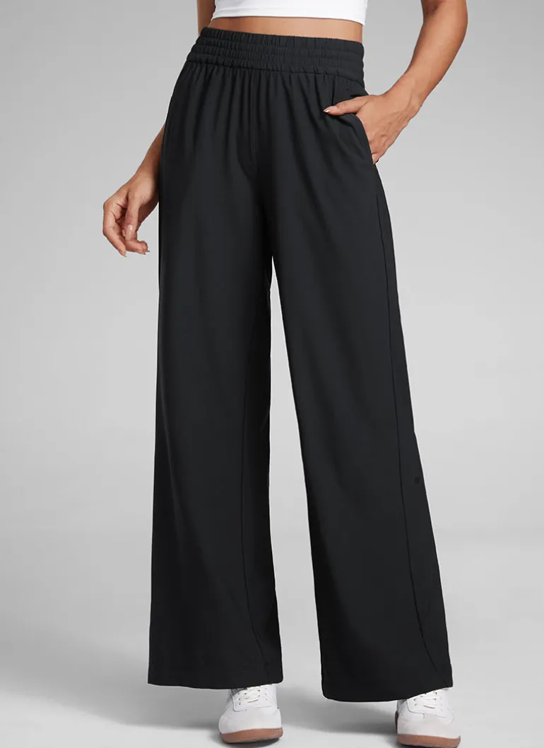 Feathery-Fit Drapey Wide Leg Pant 30"