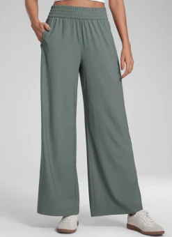 Feathery-Fit Drapey Wide Leg Pant 30