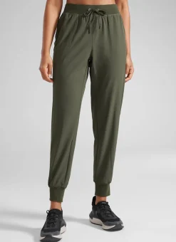 Feathery-Fit Drawstring Pocket Jogger 28''