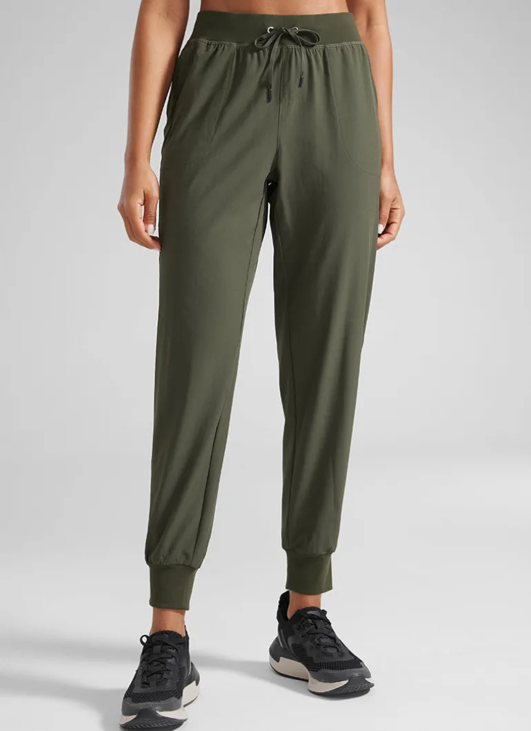 Feathery-Fit Drawstring Pocket Jogger 28''