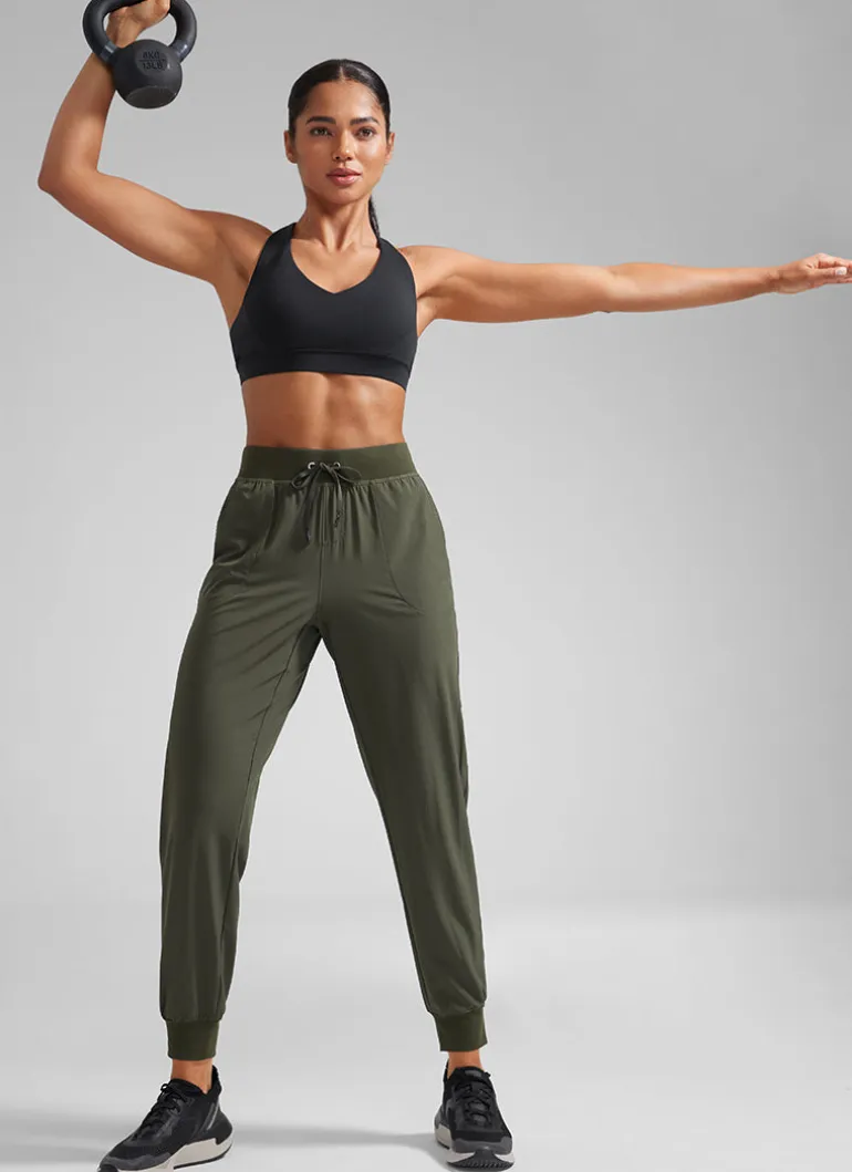 Feathery-Fit Drawstring Pocket Jogger 28''