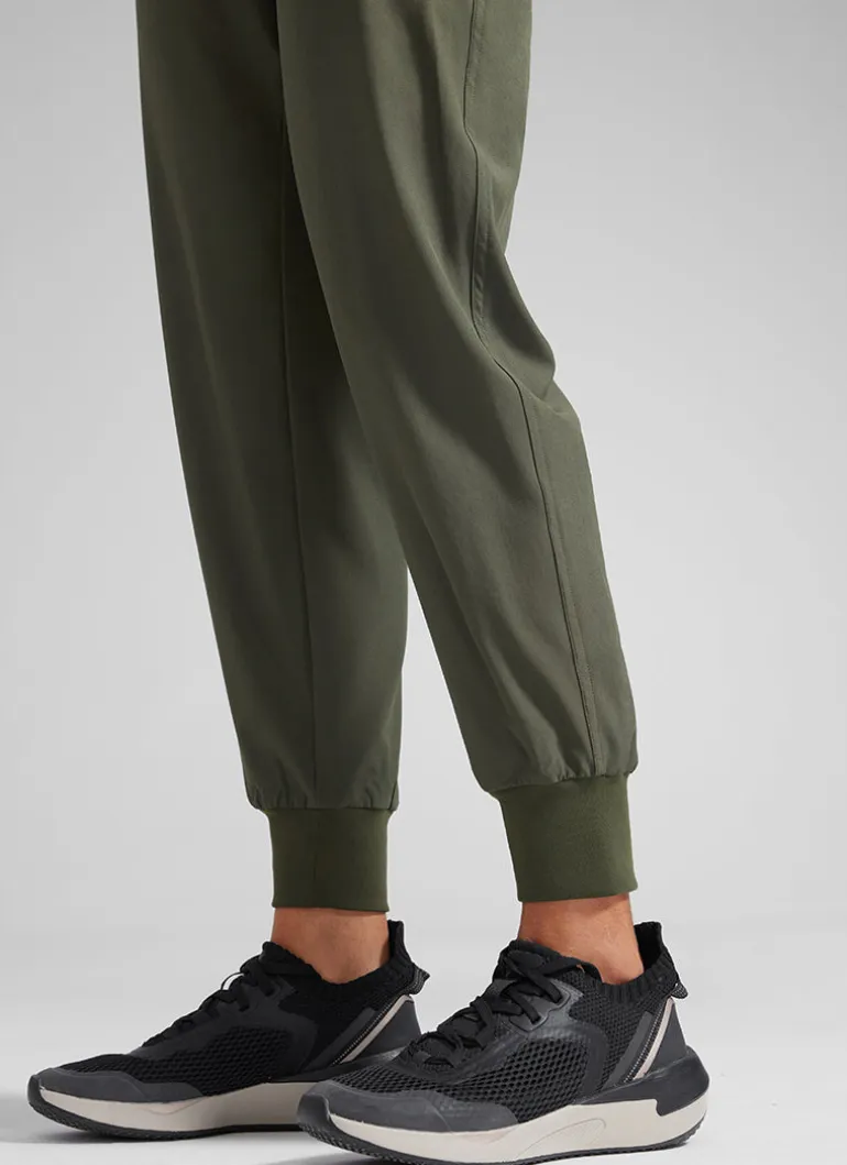 Feathery-Fit Drawstring Pocket Jogger 28''