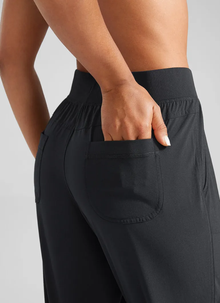 Feathery-Fit Drawstring Pocket Jogger 28''