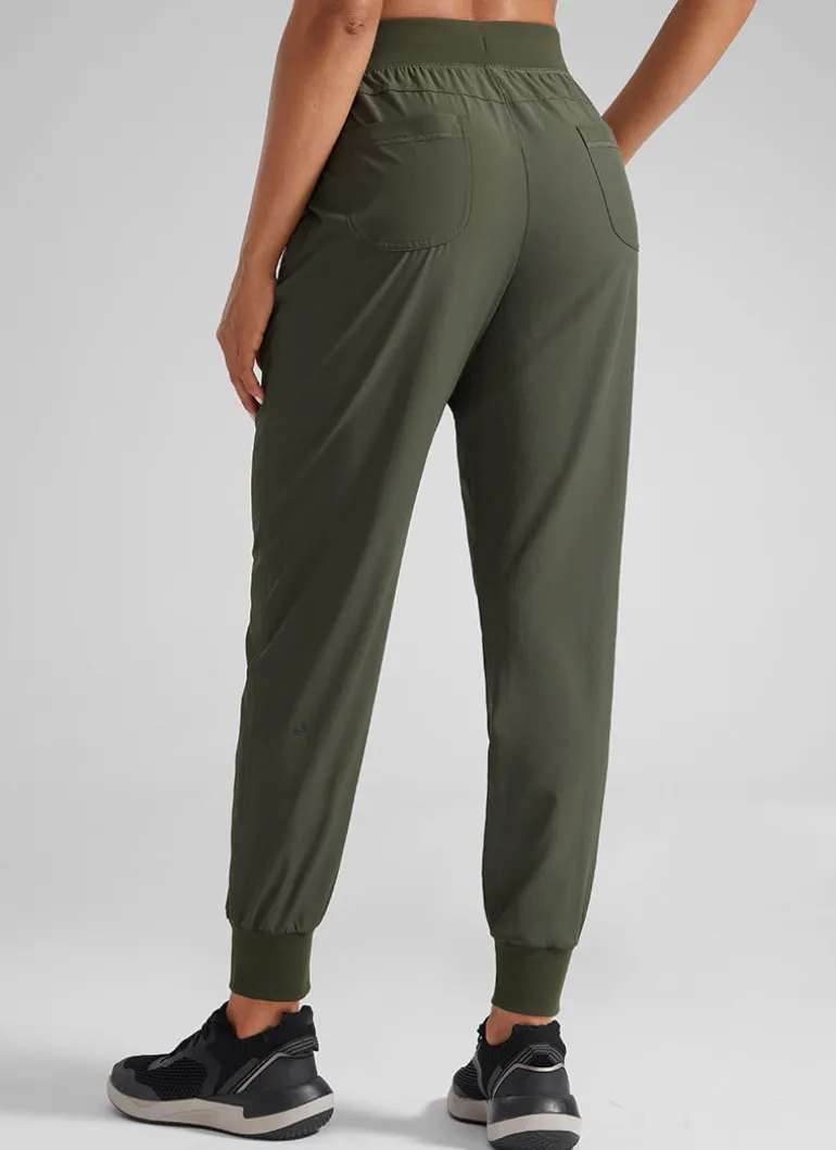 Feathery-Fit Drawstring Pocket Jogger 28''