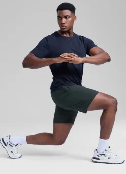 Feathery-Fit Linerless Athletic Shorts 9''