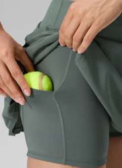 Feathery-Fit Mid Rise Tennis Skirt 13''