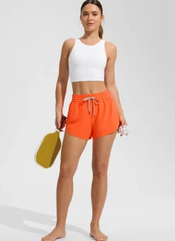 Feathery-Fit Relaxed Side Split Board Shorts 3.5