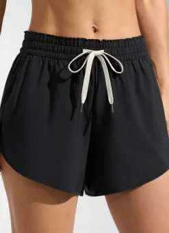 Feathery-Fit Relaxed Side Split Board Shorts 3.5