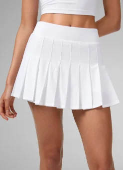 Feathery-Fit Soft A Line Pleated Tennis Skirt 14''
