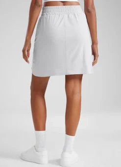 Feathery-Fit Soft A Line Pocket Skirt 18''