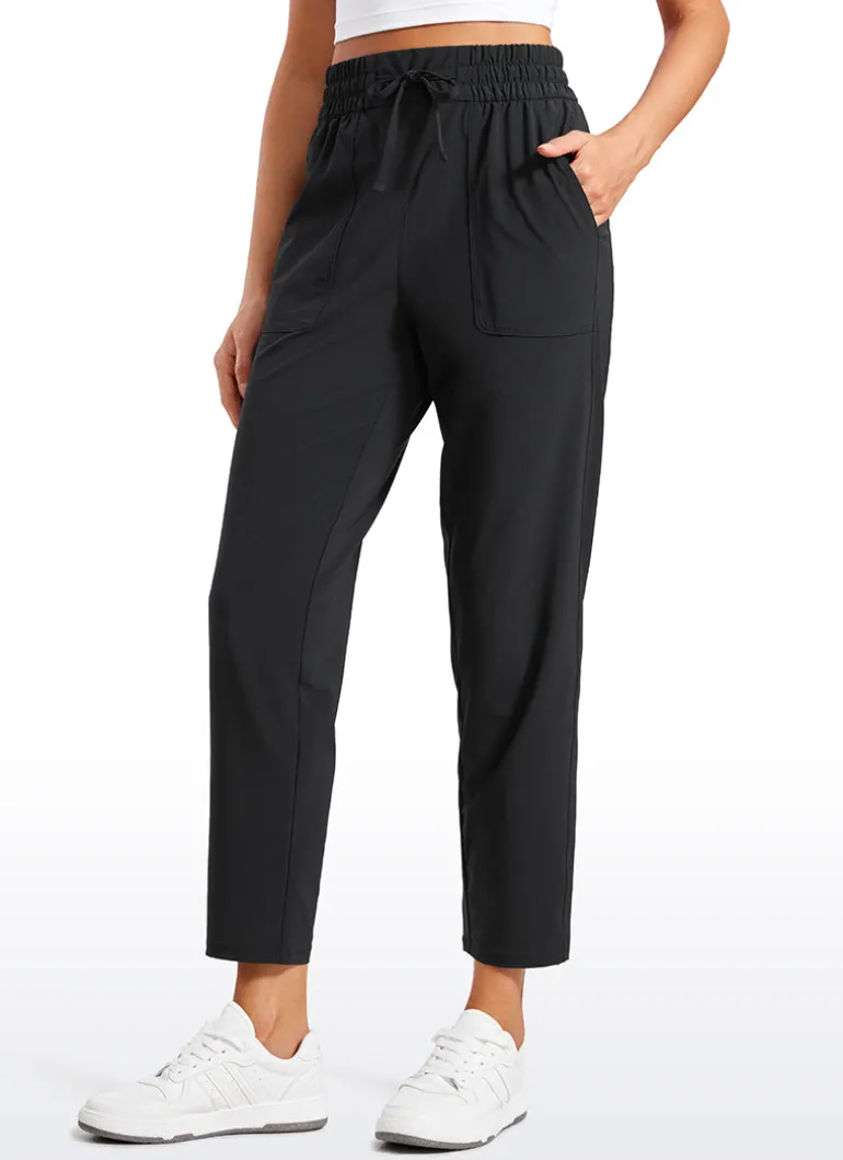 Feathery-Fit Soft Casual Workout Pants with Pockets 27"