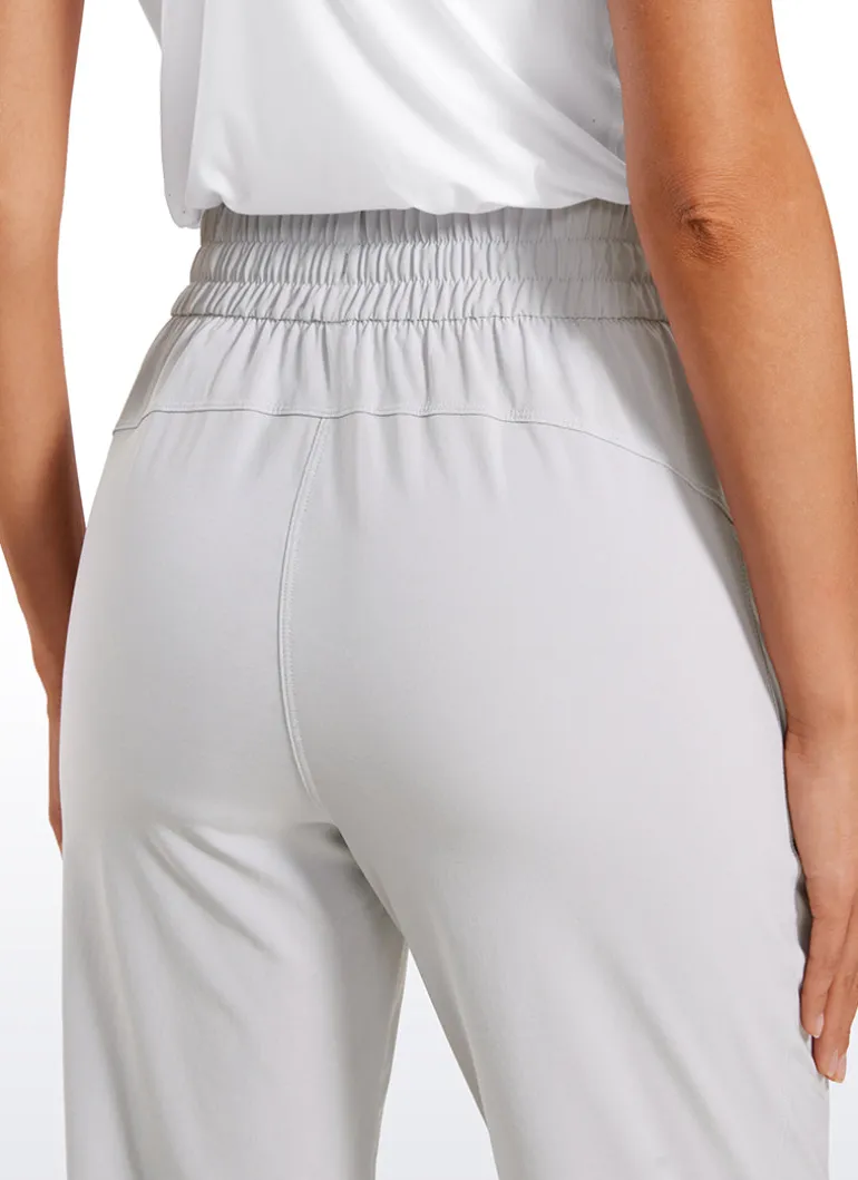 Feathery-Fit Soft Casual Workout Pants with Pockets 27"