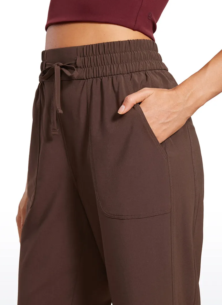 Feathery-Fit Soft Casual Workout Pants with Pockets 27"